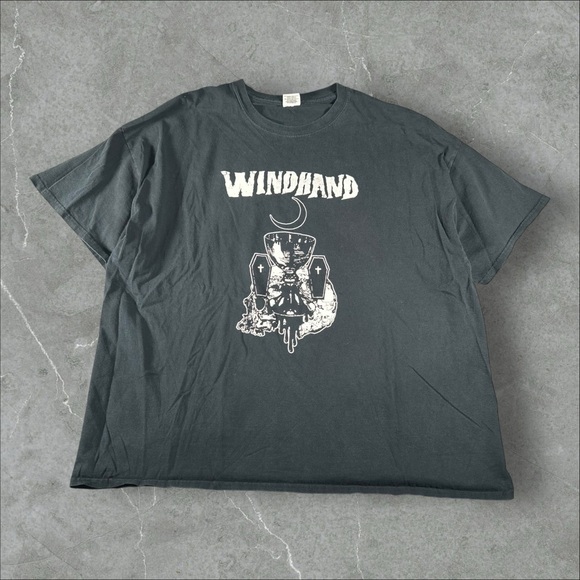 Gildan Other - Vintage Windhand Shirt Mens 2XL Black Y2K Doom‎ Metal Sludge Band Tee 2000s Rare